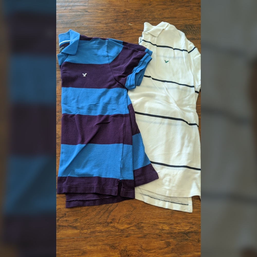 Lot of American Eagle polos